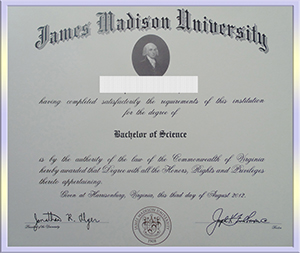 ,James-Madison-University,-diploma-詹姆斯麦迪逊大学毕业照