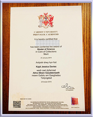 Cardiff-University-diploma-英国卡迪夫大学毕业照