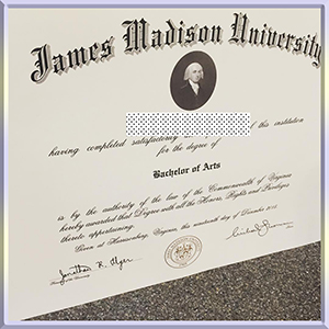 James-Madison-University,-diploma-詹姆斯麦迪逊大学毕业照