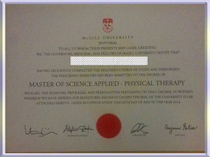 McGill-University-diploma-麦吉尔大学毕业照