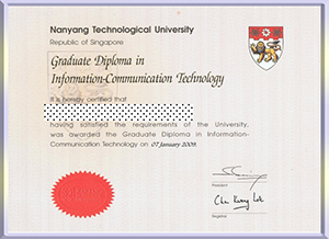Nanyang-Technological-University-diploma-新加坡南洋理工大学毕业照