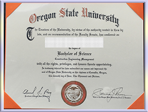 Oregon-State-University,-diploma-俄勒冈州立大学毕业照
