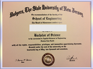 Rutgers-University---State-University-of-New-Jersey,-diploma-罗格斯大学-新泽西州立大学毕业照
