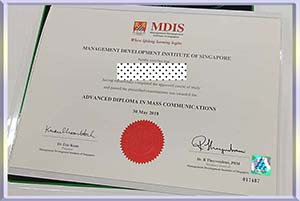 Singapore-Management-Development-Institute-of-diploma-新加坡管理发展学院毕业照