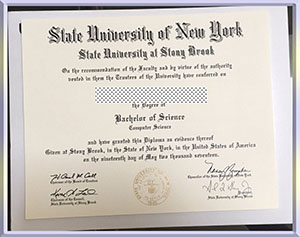 State-University-of-New-York-at-Stony-Brook-diploma-纽约州立大学石溪分校毕业照