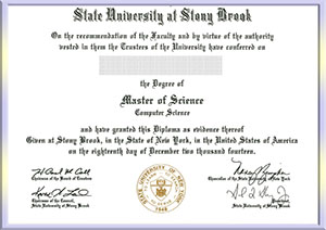 State-University-of-New-York-at-Stony-Brook-diploma-纽约州立大学石溪分校毕业照