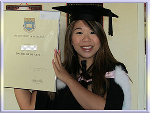 University-of-Auckland-diploma-奥克兰大学毕业照