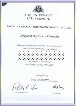 University-of-Liverpool,-diploma-利物浦大学毕业照