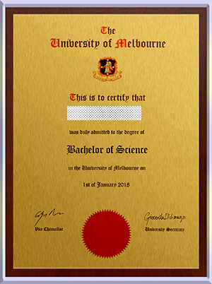 University-of-Melbourne-diploma-墨尔本大学毕业照