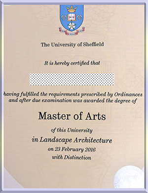 University-of-Sheffield-diploma-谢菲尔德大学毕业照
