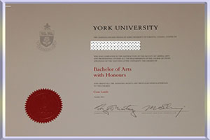 York-University,Canada-diploma-加拿大约克大学毕业照
