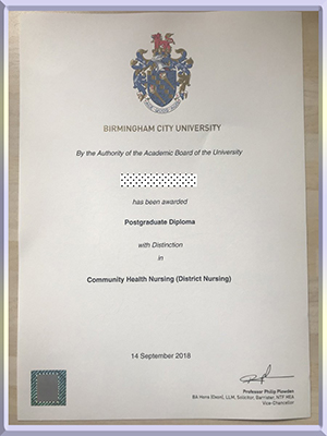 city-University-Birmingham-diploma-伯明翰城市大学毕业照
